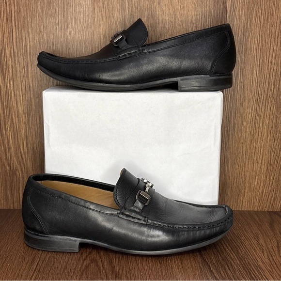 Peter Millar Leather Bit Loafers 8.5M Refined Slip On Dress Shoes